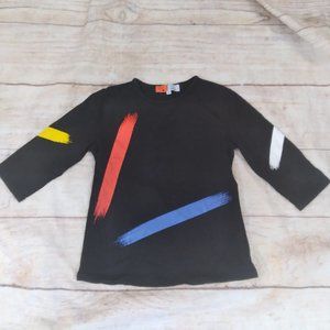 Dot & Line black colored long sleeve tshirt sz 10